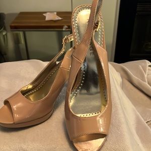 Rampage platform 3 in heels.  Rose/pink color in 9.5 M. Never worn.